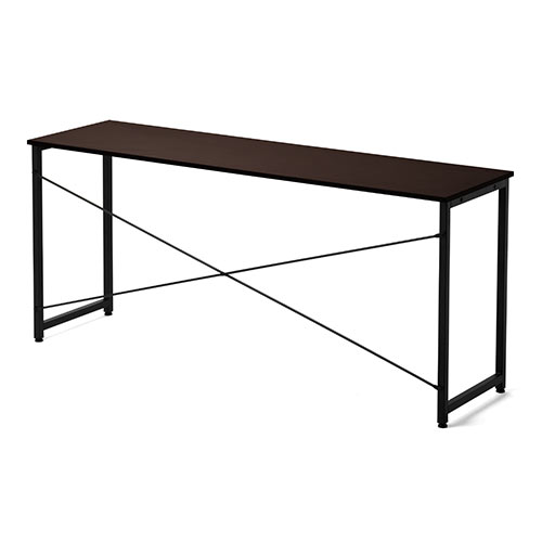 【アウトレット･訳あり・セール】シンプルデスク（パソコンデスク・平机・幅160cm・奥行45cm・ブラウン）