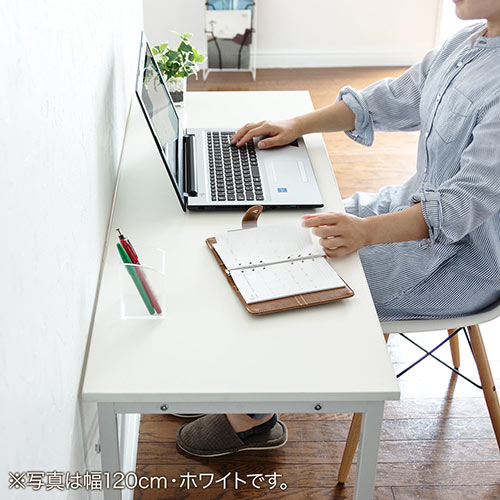 シンプルデスク たのめーる】YAMAZEN シンプルデスク コンセント付 幅1200mm