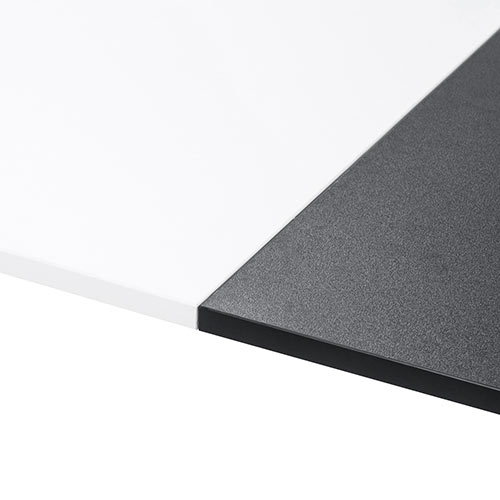 ワークデスク（ツートンデスク・シンプル・幅120cm・奥行60cm・白・黒・パソコンデスク・平机）