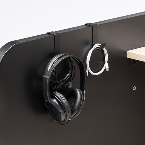 パネルデスク オフィス 棚板付き 机 個別ブース 個室 集中デスク ブースデスク 幅81cm