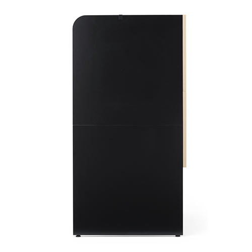 パネルデスク オフィス 棚板付き 机 個別ブース 個室 集中デスク ブースデスク 幅81cm