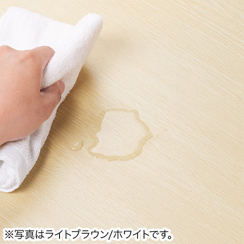 ゲーミングデスク（ブラック×レッド 幅100cm 奥行45cm ワークデスク テレワーク ケーブル通し付き モニターアーム取付対応）