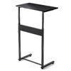 サブテーブル（拡張テーブル・モニター台・プリンタ台・ケーブルトレイ付き・シンプルワークデスク向け・ブラック）