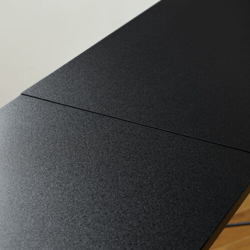 シンプルデスク専用サブデスク（ L字デスク・デスク拡張・幅35cm・奥行60cm・ねじ固定・ブラック）