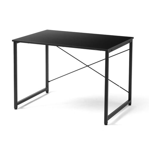 シンプルデスク（ワークデスク・平机・幅100cm・奥行70cm・モニターアーム対応・ブラック）