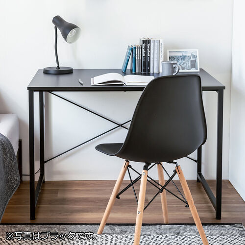 シンプルデスク（ワークデスク・平机・幅100cm・奥行70cm・モニターアーム対応・ホワイト ）