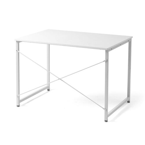 シンプルデスク（ワークデスク・平机・幅100cm・奥行70cm・モニターアーム対応・ホワイト ）