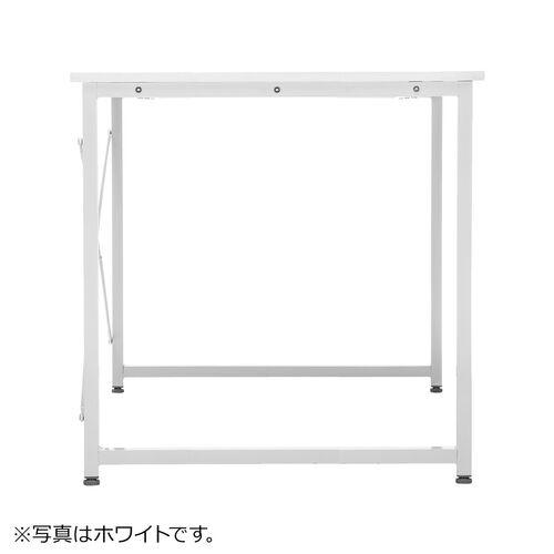 シンプルデスク（ワークデスク・平机・幅120cm・奥行70cm・モニターアーム対応・ブラック）