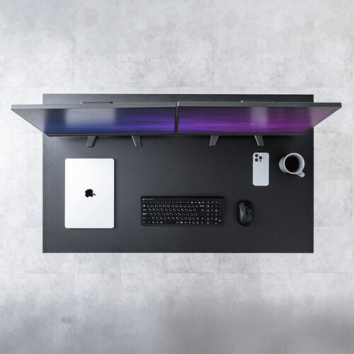 シンプルデザインデスク 120x70cm シンプルワークデスク 幅120cm 奥行70cm ホワイト 100-DESKF058