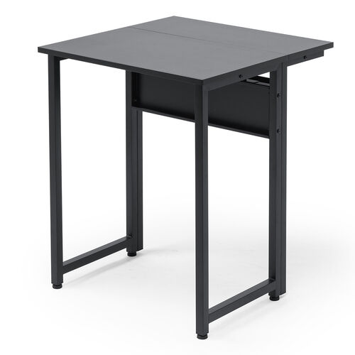 パソコンデスク（3WAYパソコンラック・サブテーブル付き・幅60cm・奥行40cm・総耐荷重30kg・コンパクト・オフィス・会議室・ワークデスク・ブラック）