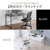 シンプルデスク（ワークデスク・机・幅140cm・奥行80cm・モニターアーム対応・ホワイト）