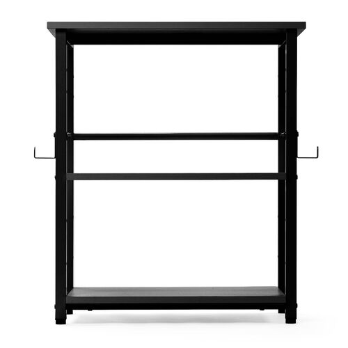 オープンラック（シェルフラック・シェルフ・収納ラック・収納棚・可変棚・幅60cm・奥行30cm・高さ70cm・ブラック）