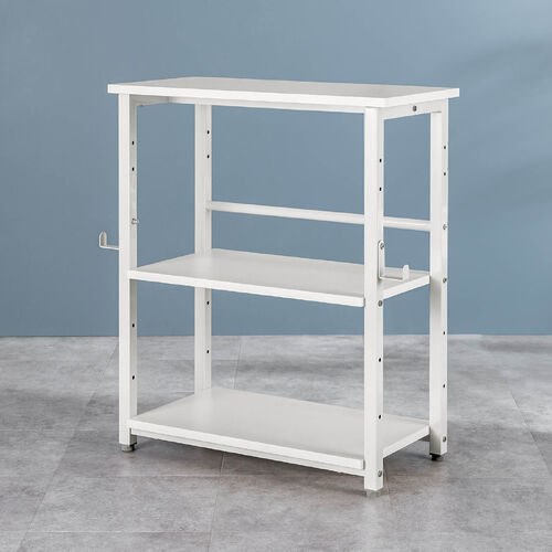 オープンラック（シェルフラック・シェルフ・収納ラック・収納棚・可変棚・幅60cm・奥行30cm・高さ70cm・ホワイト）