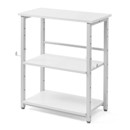 オープンラック（シェルフラック・シェルフ・収納ラック・収納棚・可変棚・幅60cm・奥行30cm・高さ70cm・ホワイト）