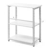 オープンラック（シェルフラック・シェルフ・収納ラック・収納棚・可変棚・幅60cm・奥行30cm・高さ70cm・ホワイト）