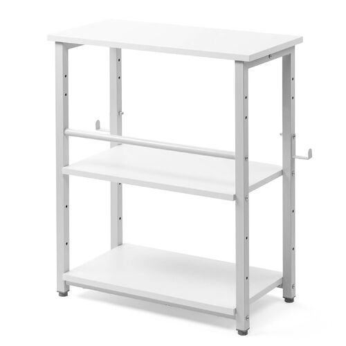 オープンラック（シェルフラック・シェルフ・収納ラック・収納棚・可変棚・幅60cm・奥行30cm・高さ70cm・ホワイト）