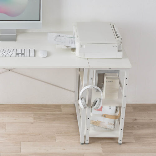 オープンラック（シェルフラック・シェルフ・収納ラック・収納棚・可変棚・幅60cm・奥行30cm・高さ70cm・ホワイト）