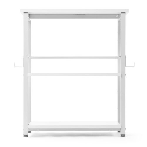 オープンラック（シェルフラック・シェルフ・収納ラック・収納棚・可変棚・幅60cm・奥行30cm・高さ70cm・ホワイト）