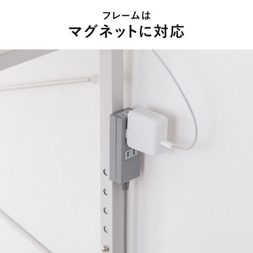 【アウトレット】シンプルデスク（ワークデスク・机・幅120cm・奥行60cm・高さ調整・7段階調整・モニターアーム対応・ホワイト）