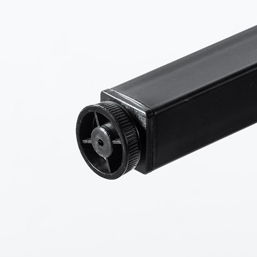 デスク（キャビネット付き・ワゴン付き・木製・W1100・D500・ブラウン・テレワーク・在宅勤務・アジャスターつき）