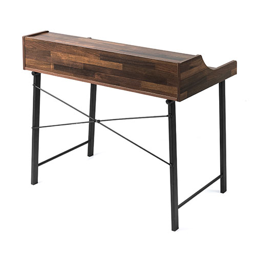 送料無料！！上下棚付きデスク 収納付きパソコンデスク(幅118cm) コーナーデスク 学習机