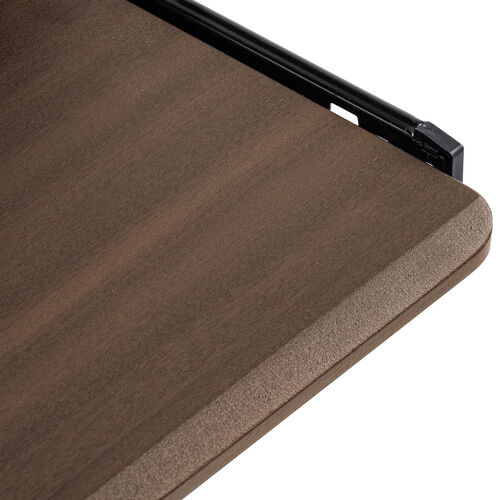 パソコンラック（幅75cm・キーボードスライダー・有孔ボード・コンパクト・収納棚付・棚組み替え・キャスター付・サブテーブル付・ブラウン木目）