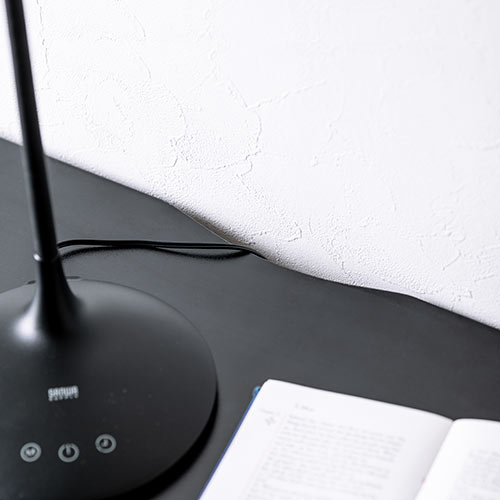 シェルフデスク（サイドデスク付きデスク・棚付きデスク・ダブルシェルフ・幅1220mm・奥行500mm・ブラック）