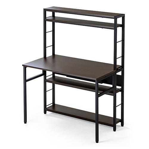 パソコンラック（パソコンデスク・シェルフデスク・棚付きデスク・幅1000mm・奥行600mm）