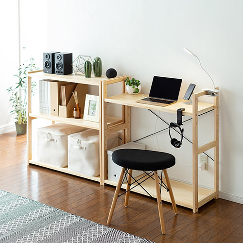 ［オーダー可］オープンラック　オープンシェルフ　ウッドラック　ウッドシェルフ ウッドラック（ウッドシェルフ・オープンシェルフ・オープンラック・幅