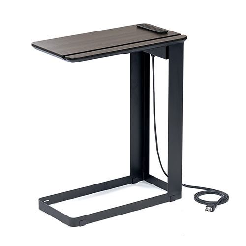 ソファーサイドテーブル（ベットサイドテーブル コンセント USB充電