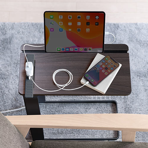 ソファーサイドテーブル（ベットサイドテーブル コンセント USB充電