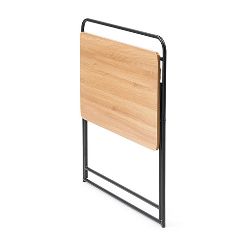 折りたたみデスク 折りたたみテーブル コンパクトデスク パソコンデスク 簡易デスク 省スペース 幅800mm 奥行400mm ライトブラウン