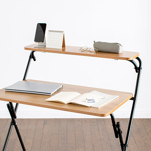 折りたたみデスク 多機能机 pcデスク 収納棚付きテーブル 伸縮式パソコンデスク Amazon.co.jp: FUNROLUX 折りたたみデスク 多機能机 pc 作業台 収納棚