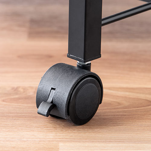 パソコンデスク（スリム・幅900・奥行430・パソコンラック・キーボードスライダー付・サブテーブル・中棚・木目）