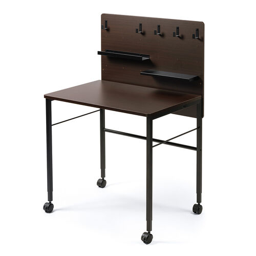 パソコンデスク（ボード付きデスク・高さ可変・幅80cm・バック