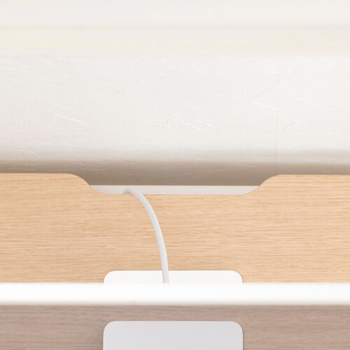 2WAYパソコンラック（分割使用可能・スリム・幅62cm・奥行き50cm・スライダー・中棚・マウステーブル付き）