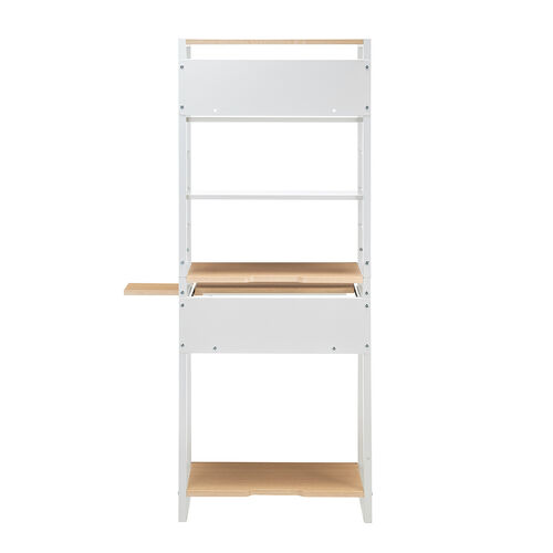 2WAYパソコンラック（分割使用可能・スリム・幅62cm・奥行き50cm・スライダー・中棚・マウステーブル付き）