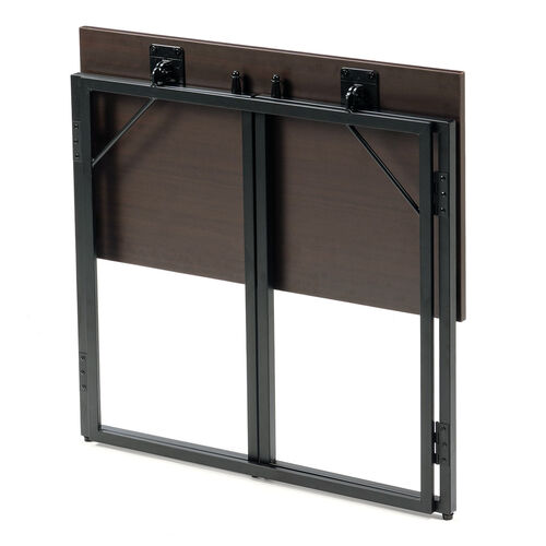 折りたたみデスク（折りたたみテーブル・コンパクトデスク・省スペース・幅73cm・奥行40cm・ブラウン）