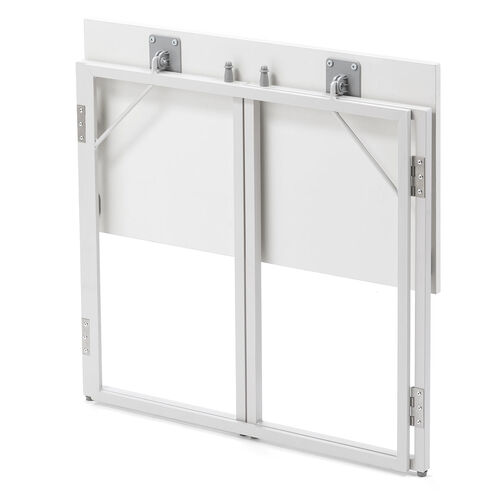 折りたたみデスク（折りたたみテーブル・コンパクトデスク・省スペース・幅73cm・奥行40cm・ホワイト）