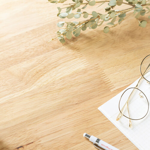 天然木テーブル（天然木デスク・チェアセット・省スペース・コンパクト・パソコンデスク・カーブ形状・幅80cm）