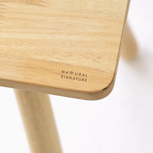 天然木テーブル（天然木デスク・チェアセット・省スペース・コンパクト・パソコンデスク・平机・幅75cm）