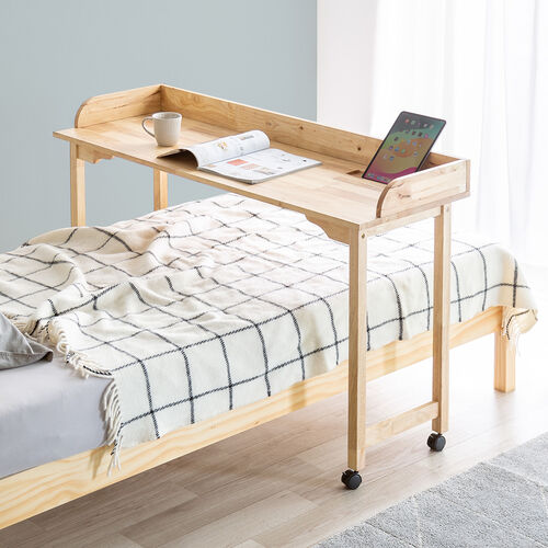 キャスター付きパソコンデスク キャスター付きデスク（大型キャスター・軽量設計・モニター