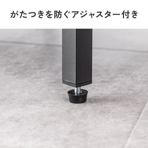 折りたたみデスク（折りたたみテーブル・コンパクトデスク・リビング学習・収納棚・省スペース・幅80cm・奥行60cm・棚つき・多機能テーブル・ホワイト）