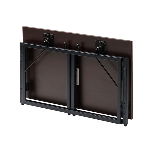 折りたたみデスク（折りたたみテーブル・コンパクトデスク・ローデスク・省スペース・リビング学習・幅70cm・奥行40cm・高さ40cm・ブラウン）