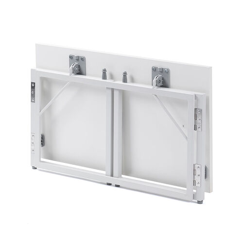 折りたたみデスク（折りたたみテーブル・コンパクトデスク・ローデスク・省スペース・リビング学習・幅70cm・奥行40cm・高さ40cm・ホワイト）