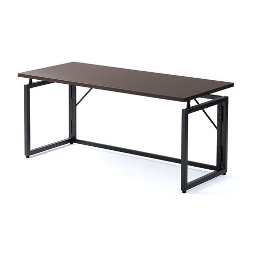 折りたたみデスク（折りたたみテーブル・コンパクトデスク・ローデスク・省スペース・リビング学習・幅90cm・奥行40cm・高さ40cm・ブラウン）