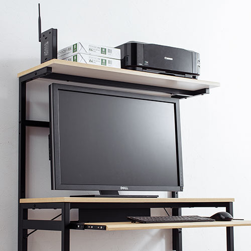 ローデスク（座デスク・パソコンデスク・高さ可変・スリム・幅900・奥行430・キャスター付き）