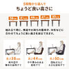 ローデスク（ローテーブル・高さ調整・5段階調整・幅120cm・奥行60cm・タップ受け・パソコンデスク・パソコンテーブル・ゲーミング・ブラウン）