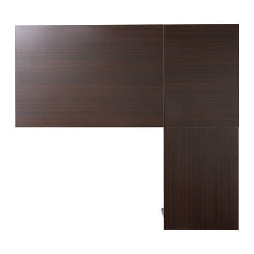 L字型ローデスク（ワイドタイプ・幅120cm・高さ可変5段階・木製・アジャスター付き・座デスク・コーナーデスク）