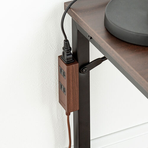 L字型ローデスク（ワイドタイプ・幅120cm・高さ可変5段階・木製・アジャスター付き・座デスク・コーナーデスク）